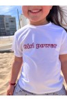 T-shirt girl power ENFANT