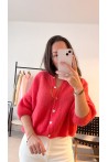 Pull Lily corail